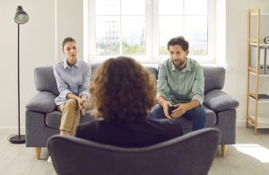 Professional relationship counseling Las Vegas office setting.